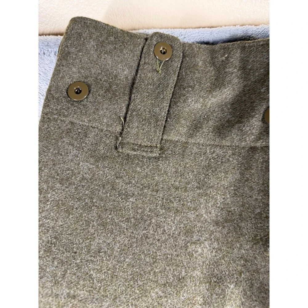 Vintage US Army M-1951 Wool Field Trousers Men's 34 Olive Drab Korean War
